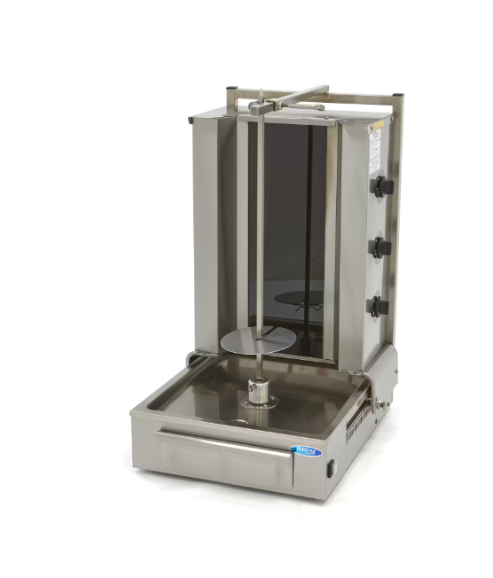 Aparat de kebab/shaorma electric cu 3 arzatoare, 40 kg de carne [1]
