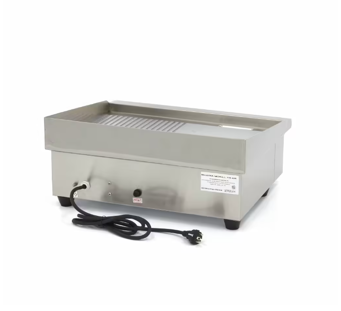 Grill electric neted striat 55 cm, 3000W [4]