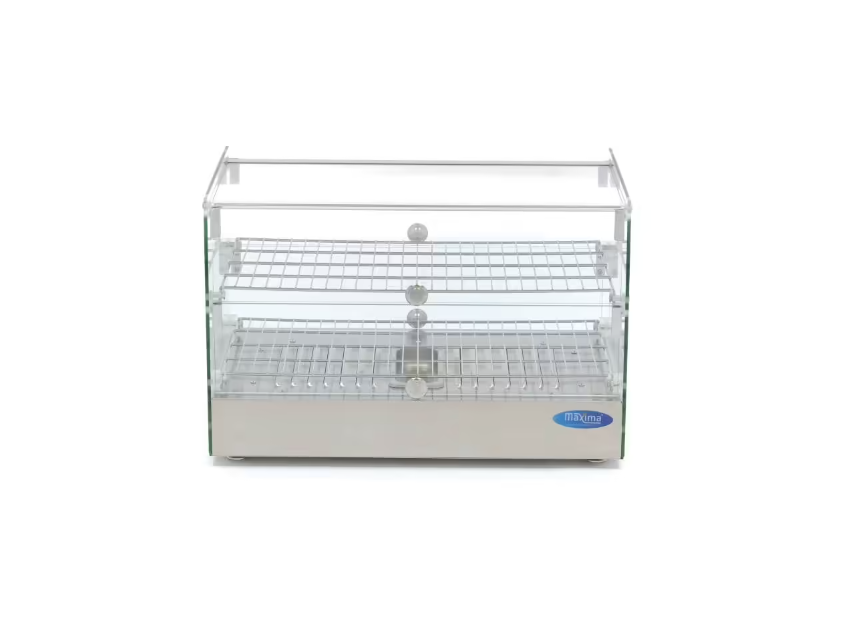 Vitrina calda cu 2 rafturi 55x38 cm, 50 litri [6]