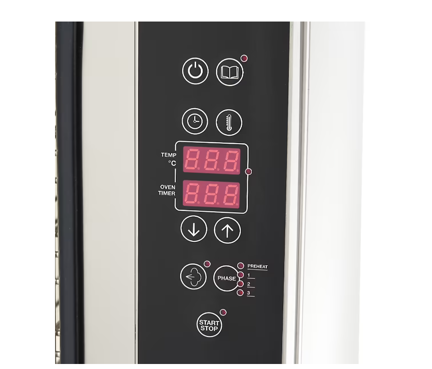 Cuptor electric digital cu aburi, potrivit pentru 10 tavi (60x40cm), 11800W [9]
