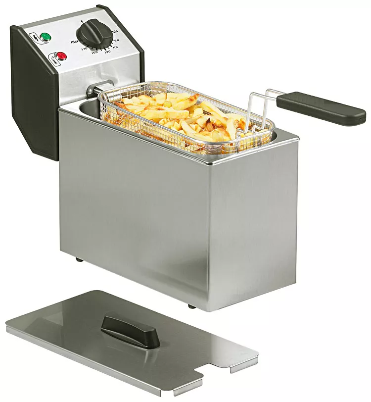Friteuza electrica profesionala cu 1 cos, 5 litri [1]