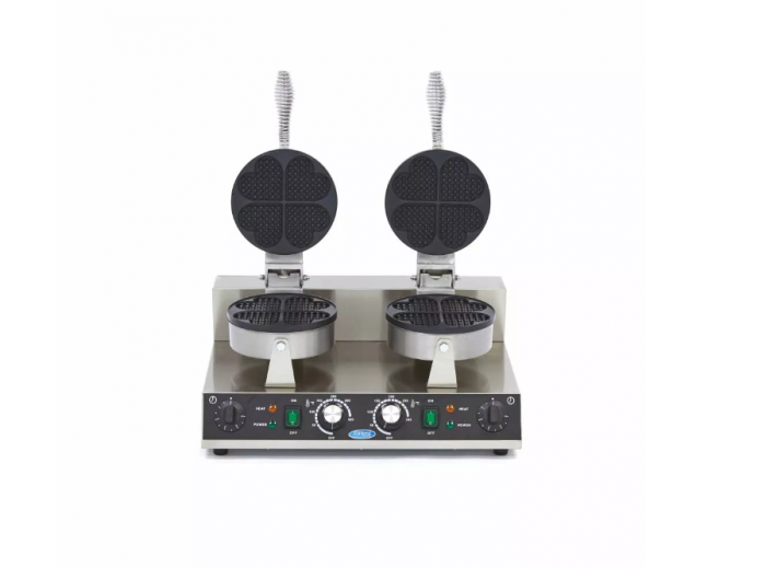 Aparat electric dublu de vafe inimi, 4 bucati [3]