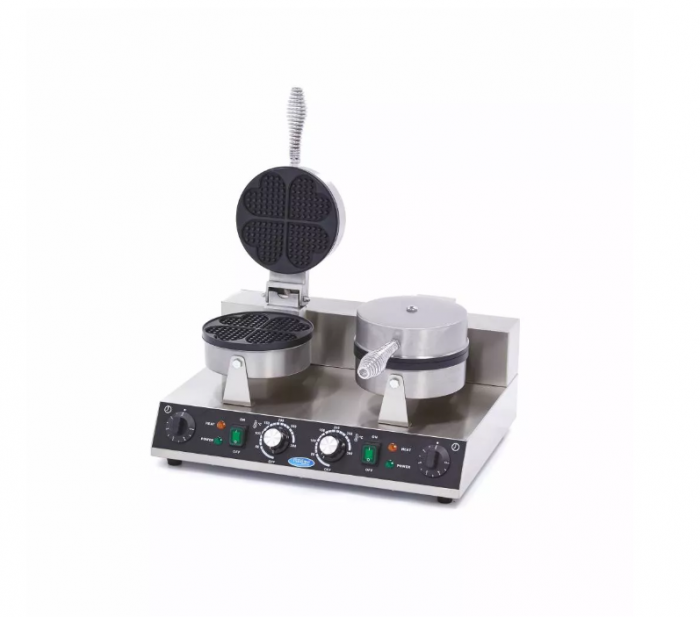 Aparat electric dublu de vafe inimi, 4 bucati [1]