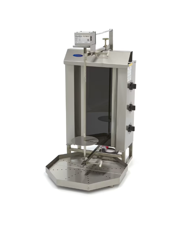Aparat de kebab/shaorma electric cu 3 arzatoare, 30 kg de carne [1]