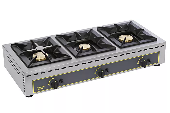 Aragaz profesional pe gaz cu 3 arzatoare, 19000W [1]