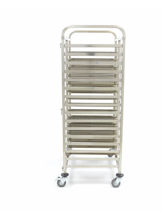 Carucior din inox pentru tavi, potrivit pentru 32 x GN 1/1 (60 x 40 cm) [4]