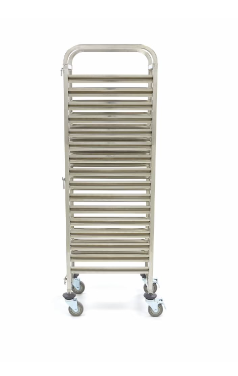 Carucior din inox pentru tavi, potrivit pentru 16 x GN 1/1 [4]