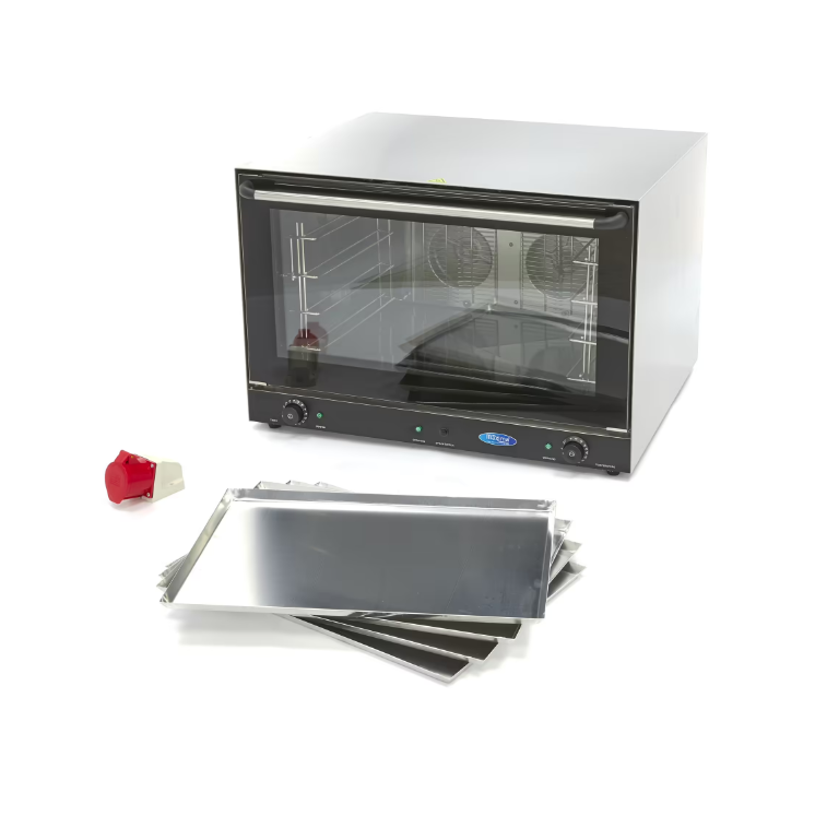 Cuptor cu convectie pe abur 4 tavi, temporizator incorporat 300°C [3]