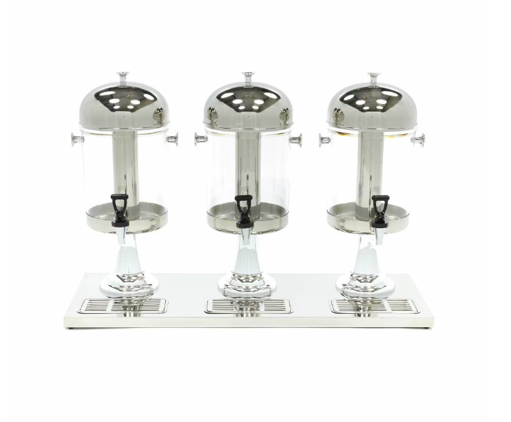 Dozator de bauturi din inox cu tub de racire, capacitate 3x8 litri [2]