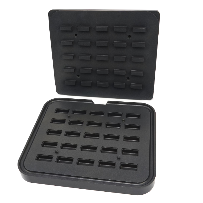 Forma de tarta dreptunghiulara 50x23/42x17 mm - 25 bucati [1]