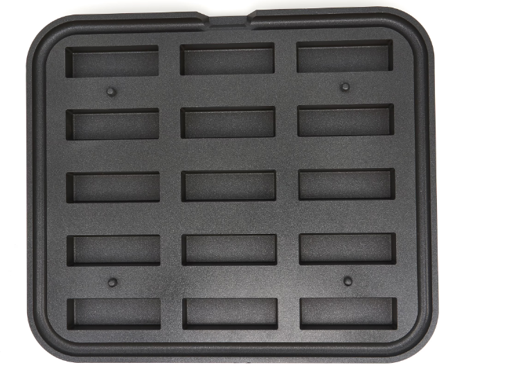 Forma de tarta dreptunghiulara 90x30/85x26 mm - 15 bucati [2]