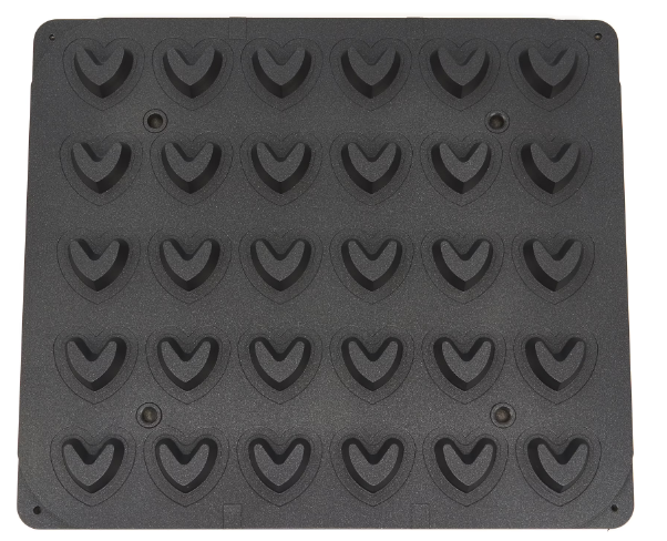 Forma de tarta model inima - 30 bucati [3]