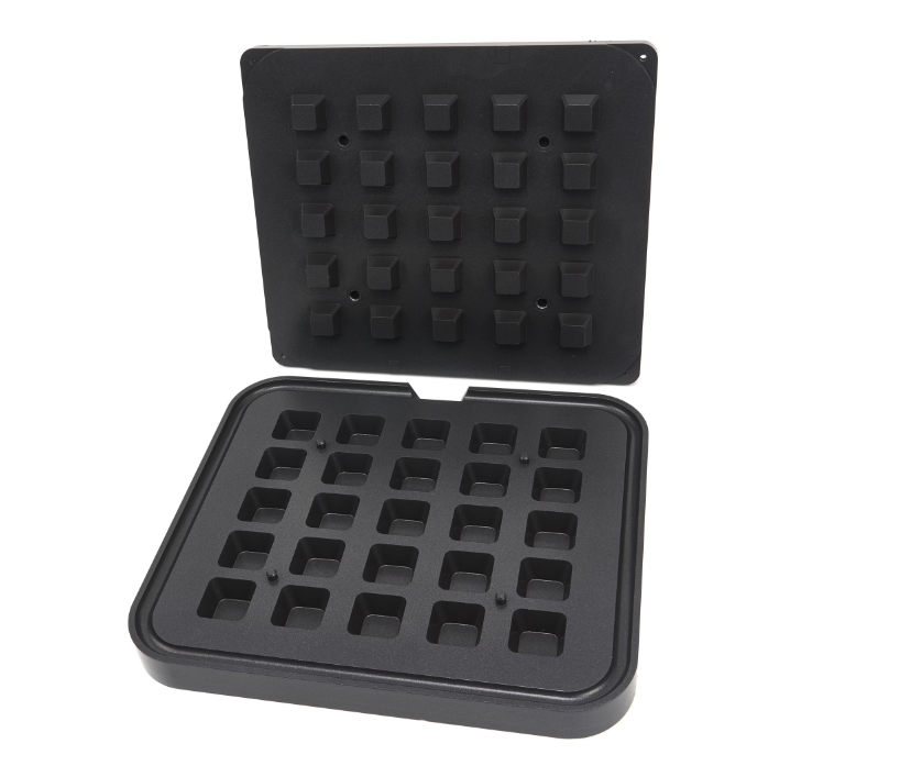 Forma de tarta patrata 39/29 mm - 25 bucati [1]