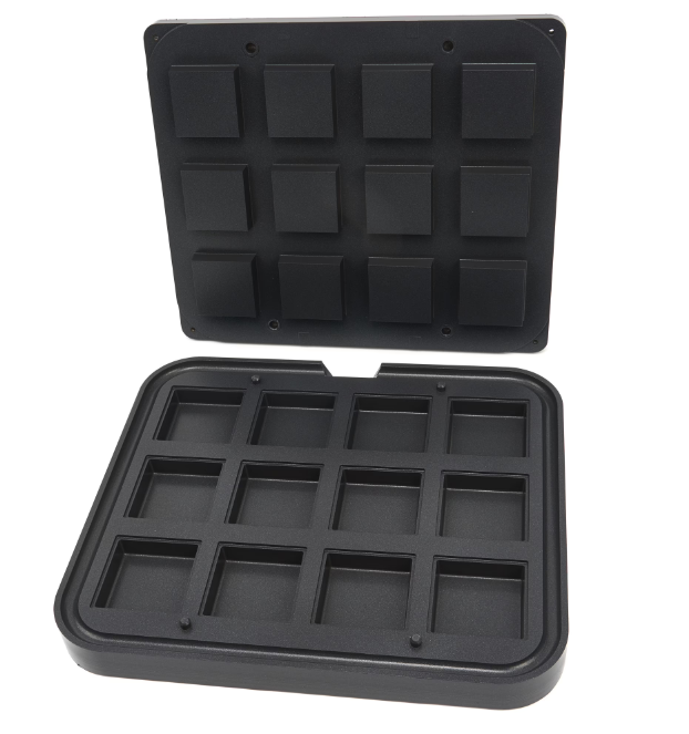 Forma de tarta patrata 72/62 mm - 12 bucati [1]