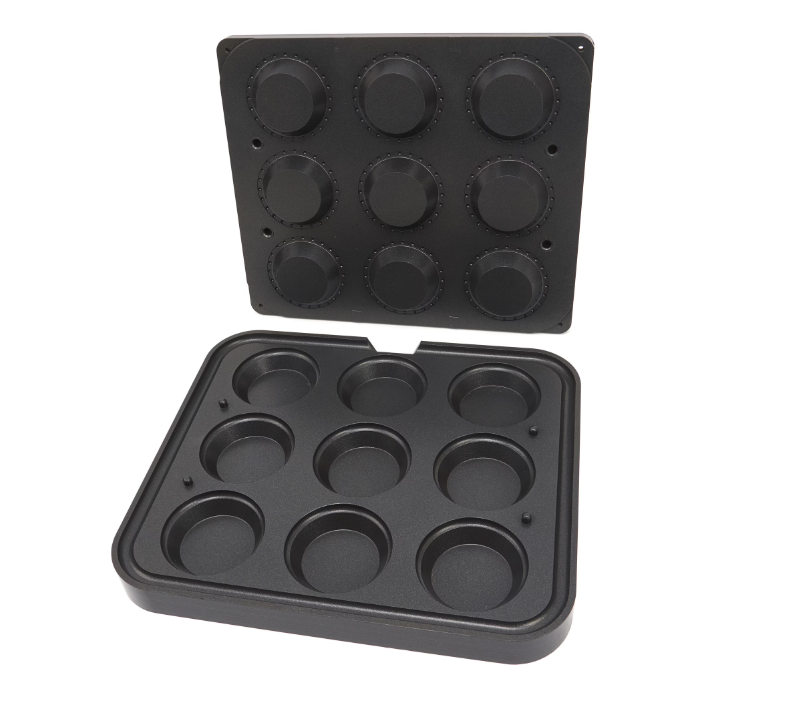 Forma de tarta rotunda 89/65 mm - 9 bucati [1]