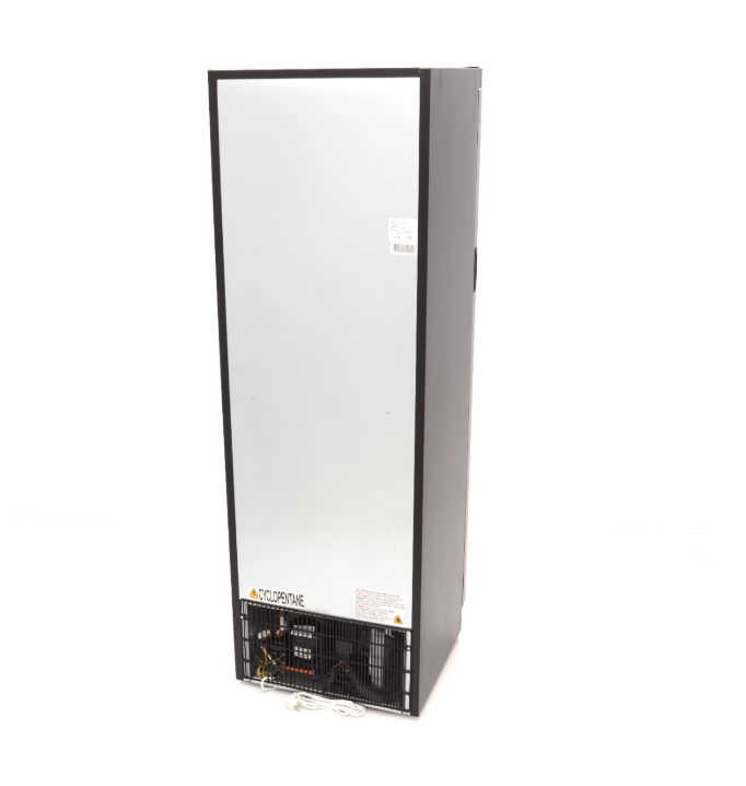 Frigider cu usa de sticla, negru, 400 litri, 372W [3]