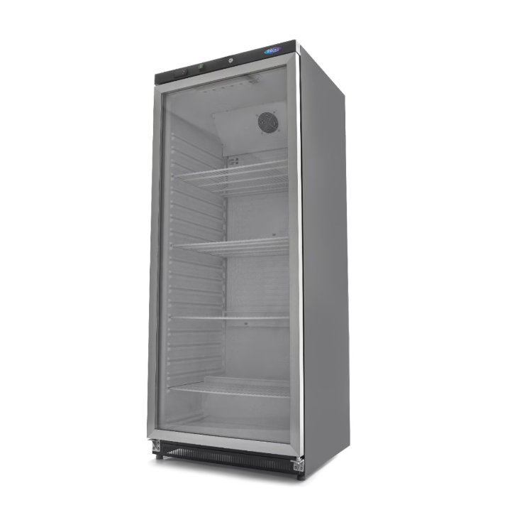 Frigider din usa de sticla, negru, 600 litri, 462W [1]
