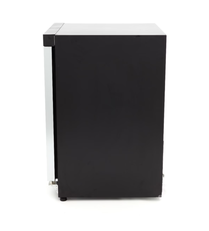 Frigider negru cu usa de sticla, 200 litri [3]