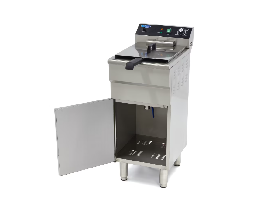 Friteuza electrica cu robinet si suport, 16 litri, 5000W [7]