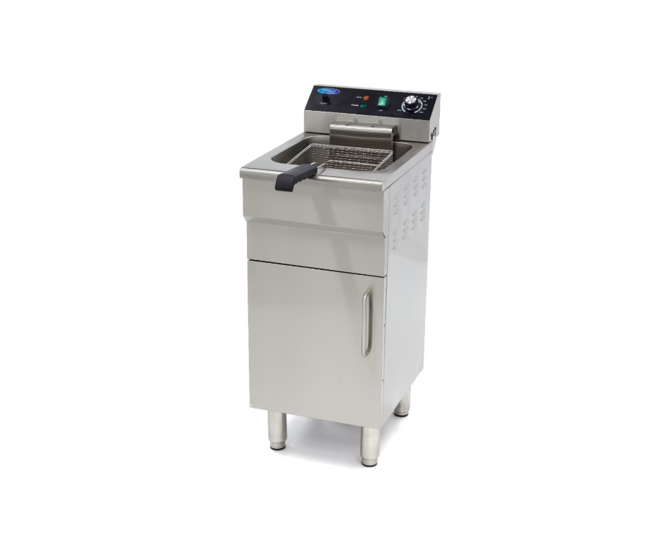 Friteuza electrica cu robinet de scurgere si suport, 16 litri, 3000W [1]