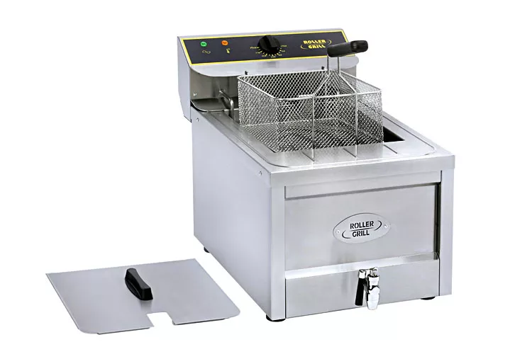 Friteuza electrica profesionala cu 1 cos si robinet de scurgere, 12 litri [1]