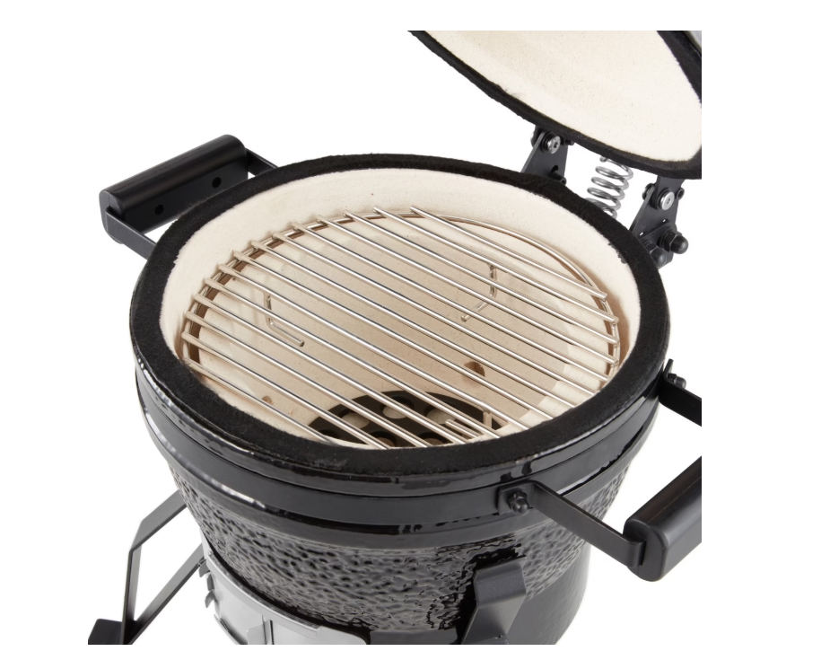 Gratar ceramic kamado pe carbuni, cu capac, diametru 35 cm [12]