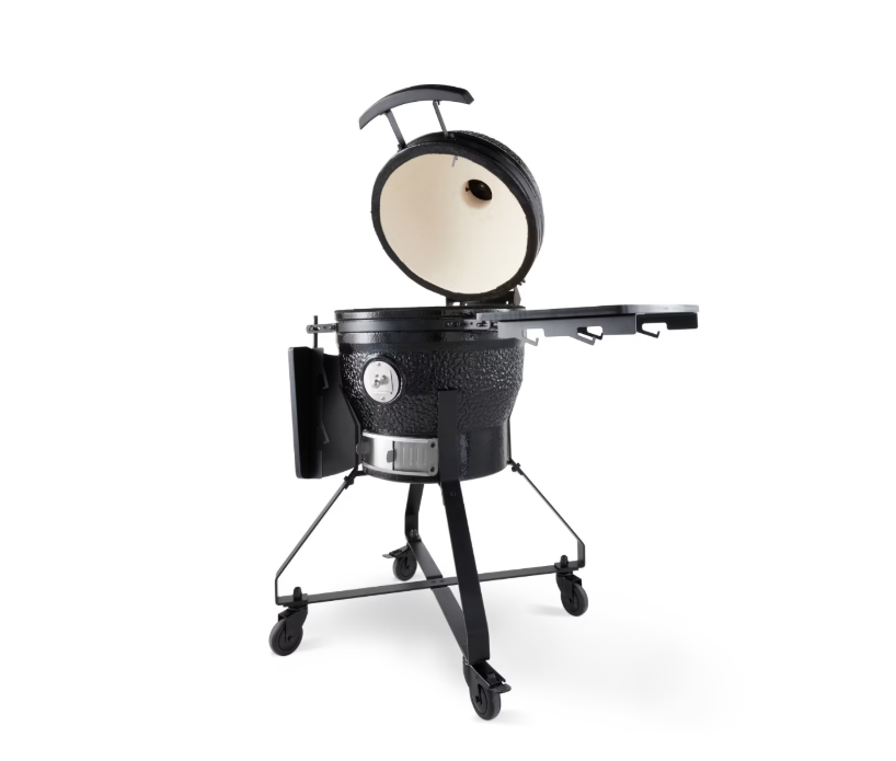 Gratar ceramic kamado pe carbuni, cu capac, diametru 40 cm [1]