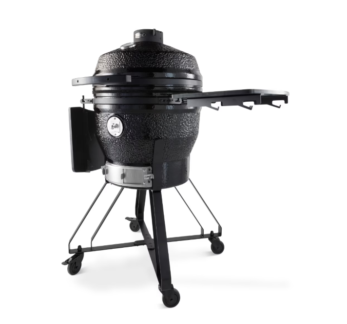 Gratar ceramic kamado pe carbuni, cu capac, diametru 49 cm [2]