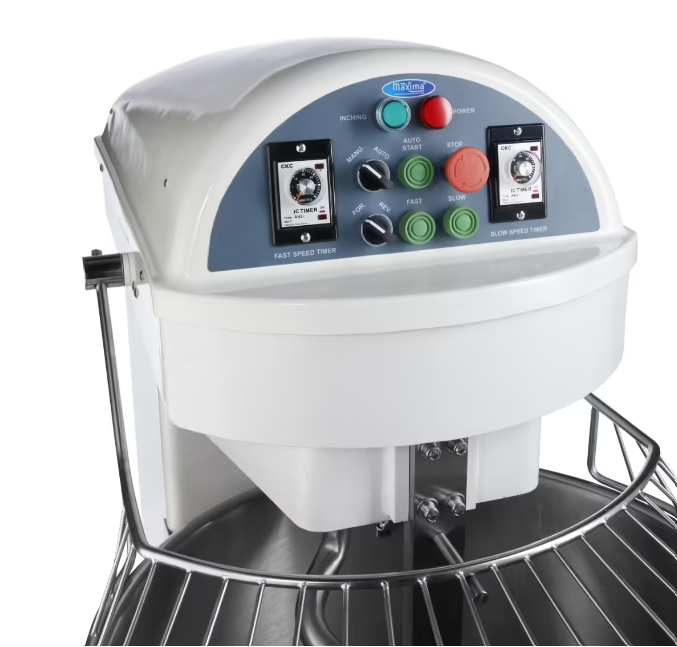 Malaxor pentru aluat cu 2 viteze 200 litri, 120 kg aluat, 400V [6]