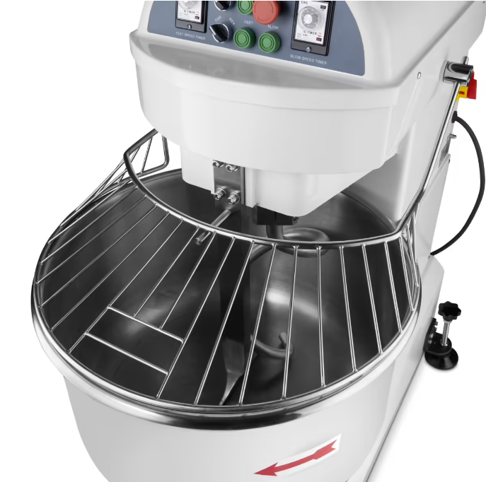 Malaxor pentru aluat cu 2 viteze 200 litri, 120 kg aluat, 400V [4]