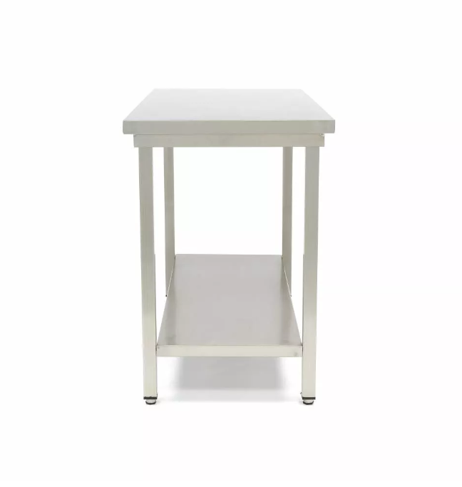Masa din inox cu polita, 180x70 cm [5]