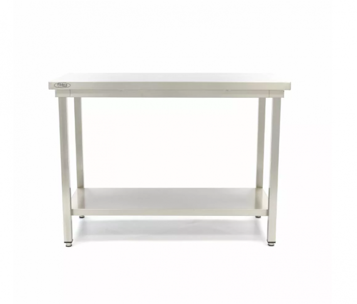 Masa din inox cu polita, 180x70 cm [2]