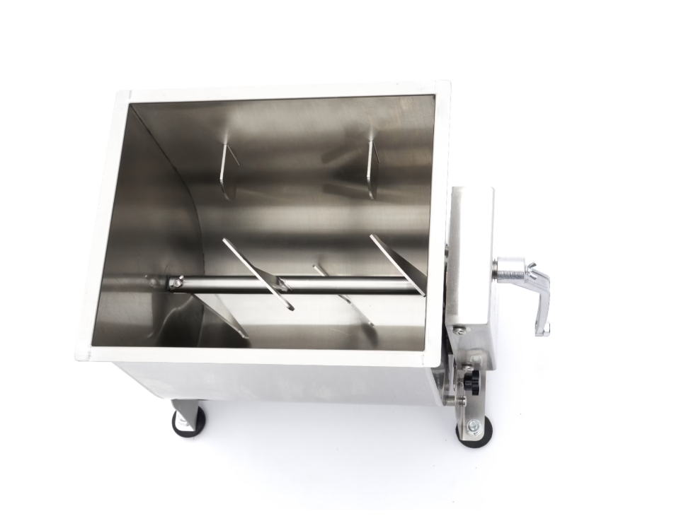 Mixer manual pentru carne , 25 kg, 30 litri, 1 axa, cuva inclinata [7]