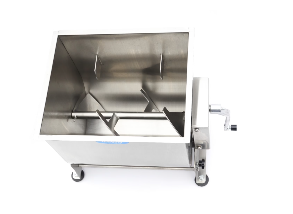 Mixer manual pentru carne, 35 kg, 40 litri, 1 axa, cuva inclinata [7]