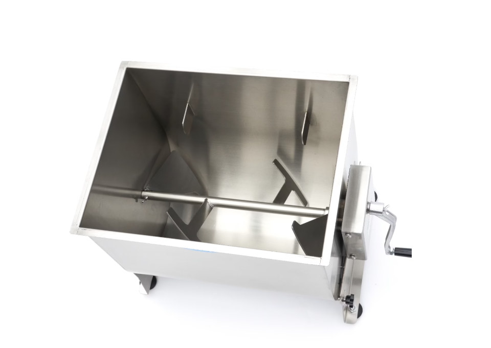 Mixer manual pentru carne, 55 kg, 60 litri, 1 axa, cuva inclinata [7]