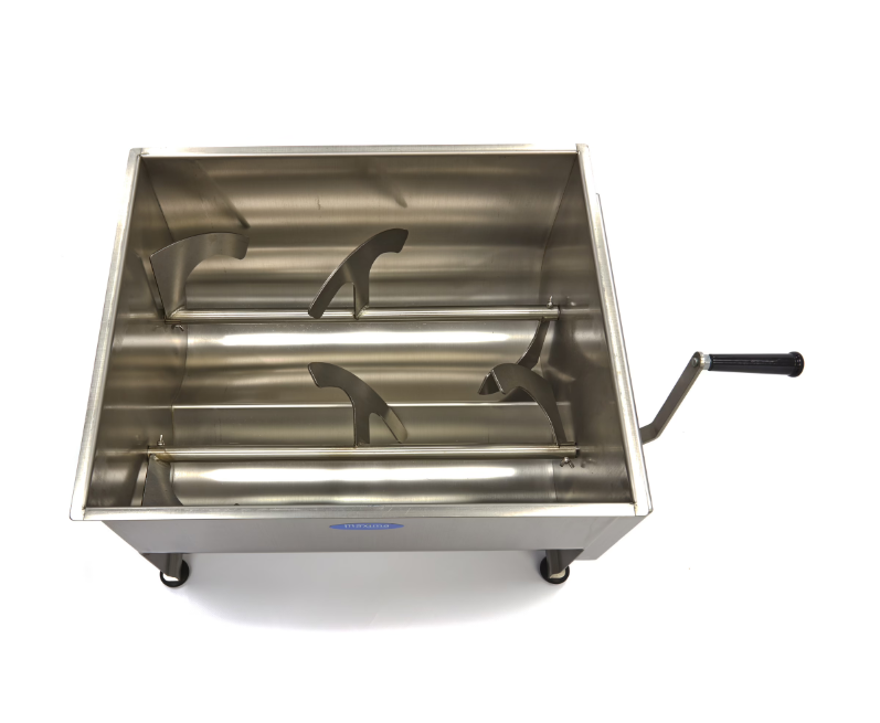Mixer manual pentru carne, 55 kg, 60 litri, 2 axe [2]