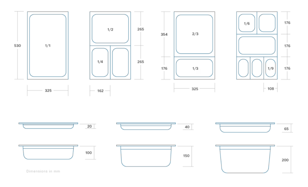 Recipient gastronom 7 cm adancime [5]