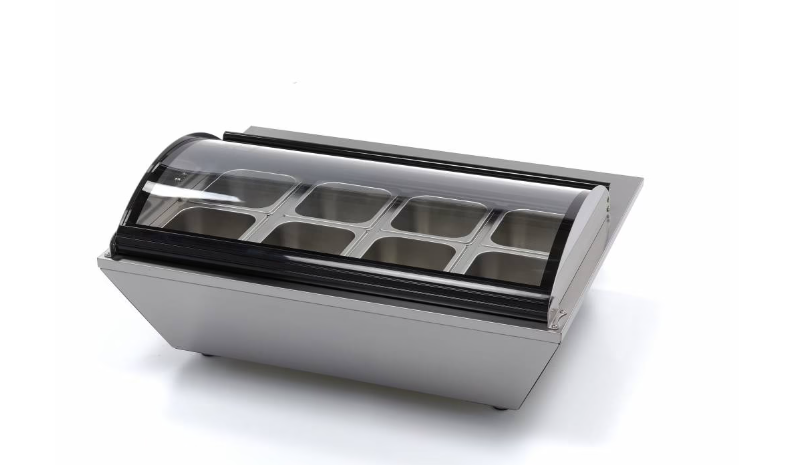 Saladeta/masa rece din inox 67 litri, 8 x GN 1/6 [4]
