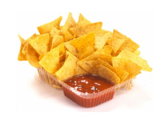 Tavite mari Nachos cu un compartiment pentru sos 100 buc [1]