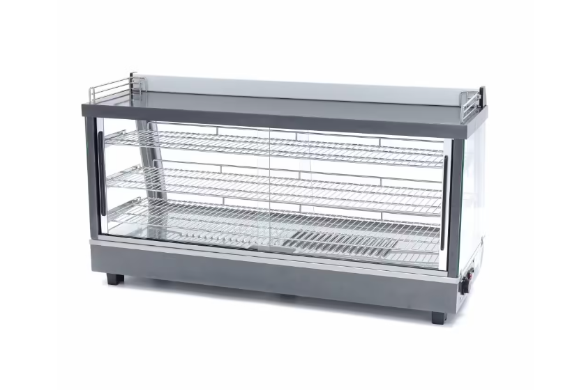 Vitrina calda cu 3 rafturi 122x66 cm, 186 litri [2]