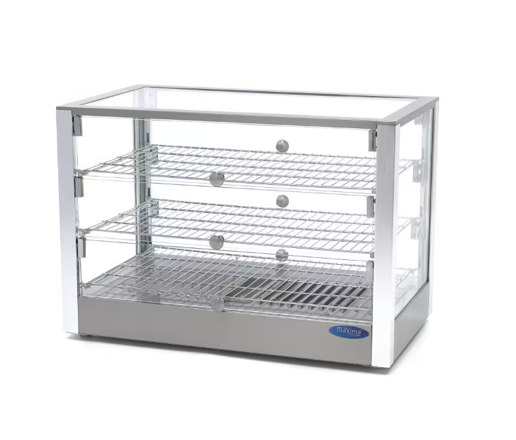 Vitrina calda cu 3 rafturi 70x50 cm, 115 litri [7]