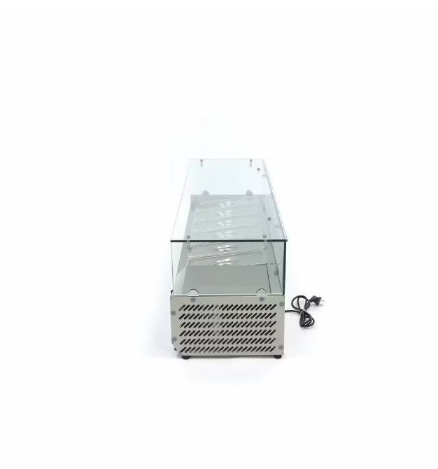 Vitrina frigorifia de sticla 6 x GN 1/3 140x44 cm [5]