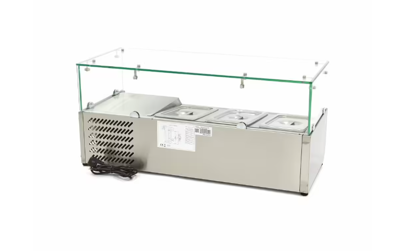 Vitrina frigorifica de sticla 3 x 1/3 GN 95x44 cm [4]