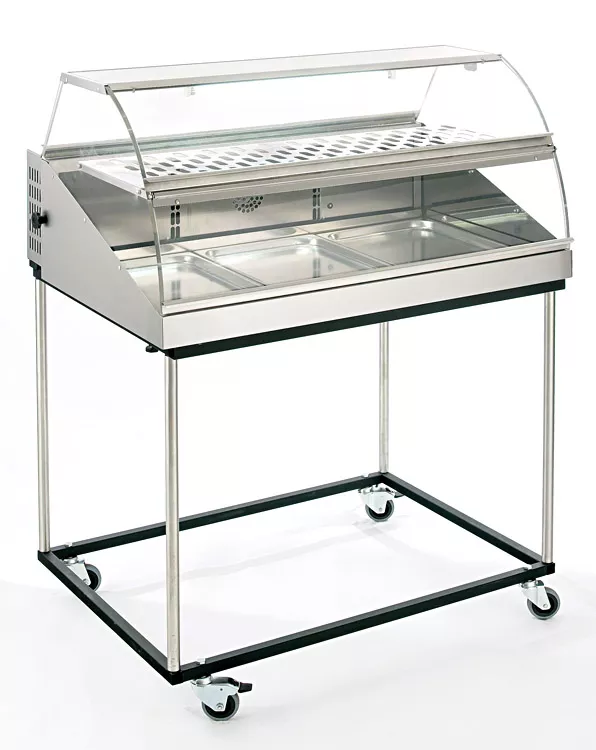 Refrigerare - Vitrina frigorifica cu suport 3 x 1/1GN