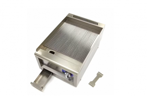 Grill electric profesional striat 3000W, 60x40 cm [2]