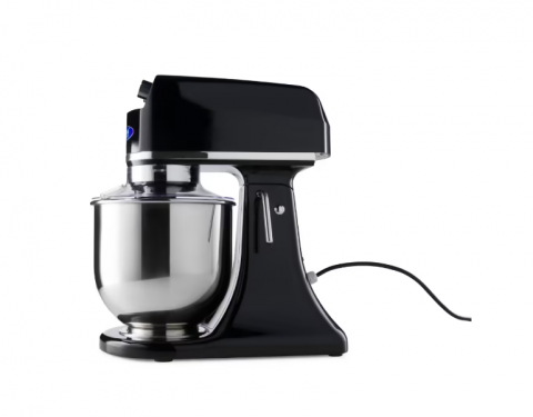 Mixer profesional negru 2 kg de aluat, 7 litri [2]