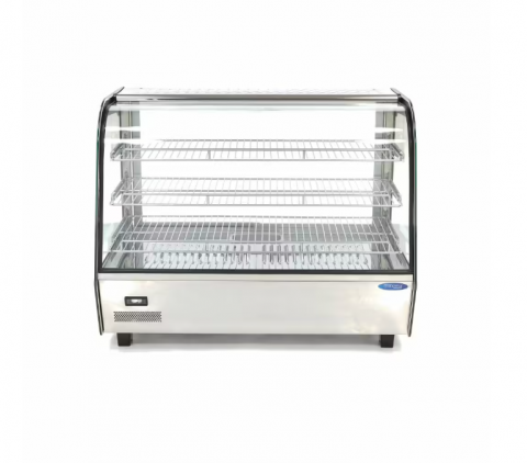 Vitrina calda cu 3 rafturi 86x67 cm, 160 litri [4]