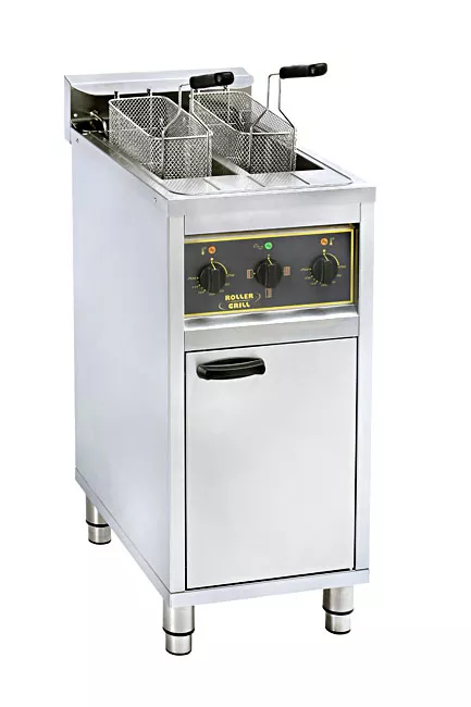 Friteuze - Friteuza electrica profesionala cu 2 cosuri, 10 litri