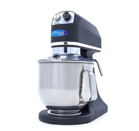 Mixere profesionale - Mixer profesional negru mat 2 kg de aluat, 7 litri