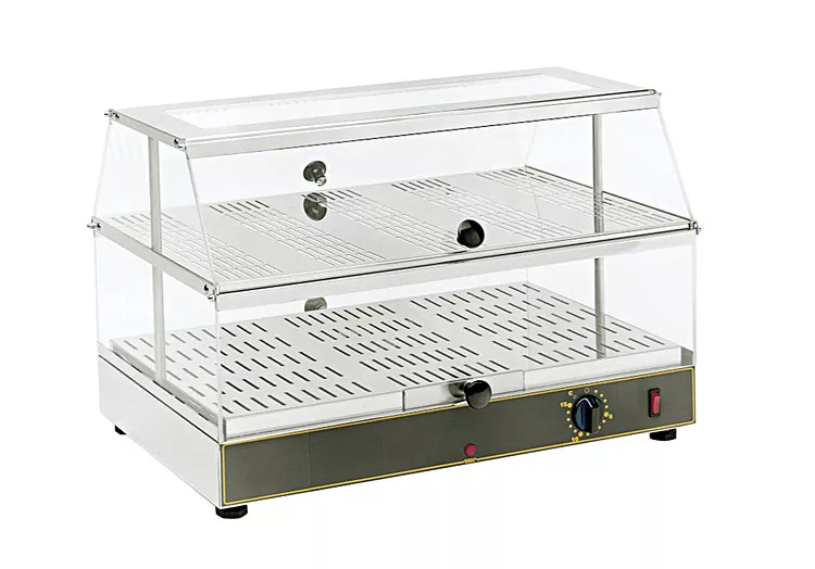 Vitrine calde - Vitrina calda cu 2 rafturi, 60x40 cm